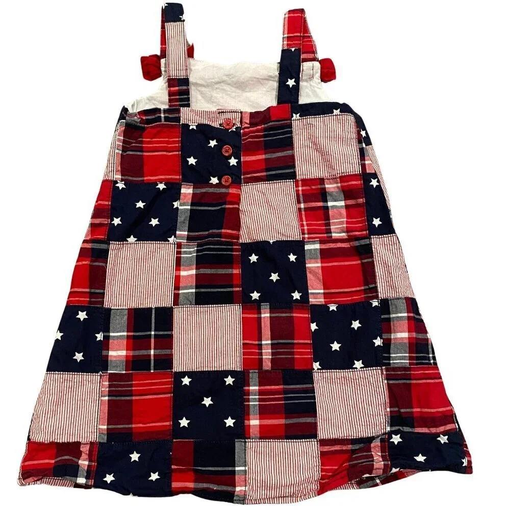 Gymboree Girl's 4th of July Patchwork Dress
